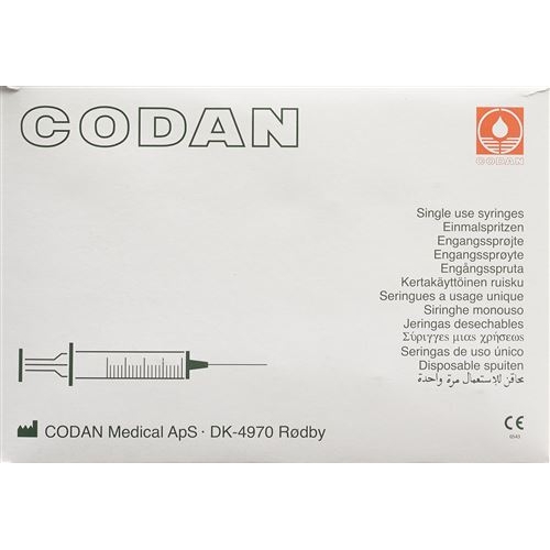 Codan Einmalspritze 3ml Luer Lock 100 Stück buy online