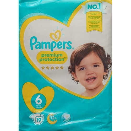 Pampers Premium Prot Grösse 6 15+kg Tragepack 19 Stück buy online