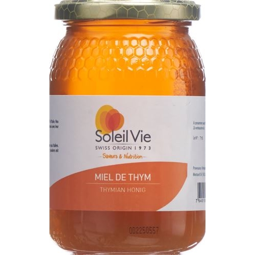 Soleil Vie Thymianhonig 100% Natürlich Flasche 500g buy online