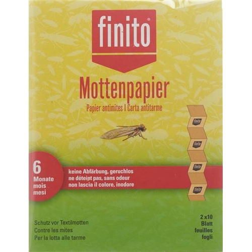 Finito Mottenpapier (neu) 2x 10 Stück buy online