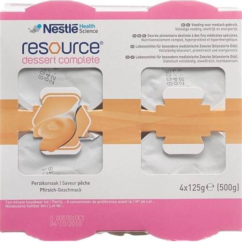 Resource Dessert Pfirsich (neu) 4 Cup 125g buy online