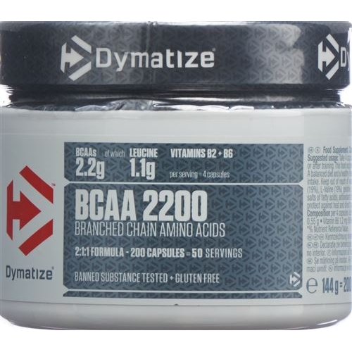 Dymatize Bcaa 2200 Caps 200 Stück buy online