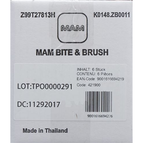 Mam Bite & Brush 3+m Ass 6 Stück buy online