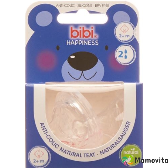 Bibi Sauger Natural Happiness 2+ buy online