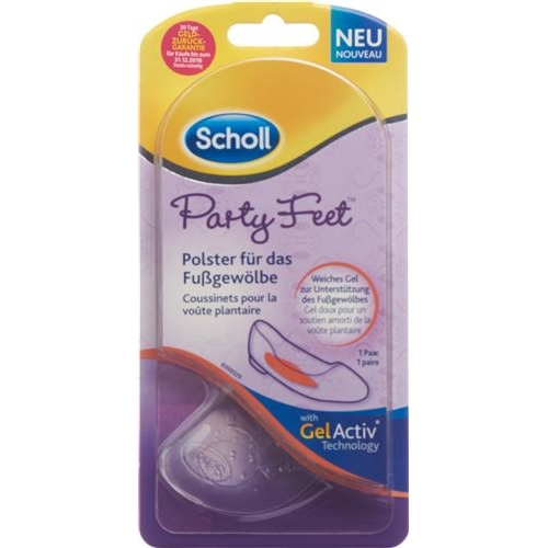 Scholl Party Feet Polster Fussgewoelbe 1 Paar buy online