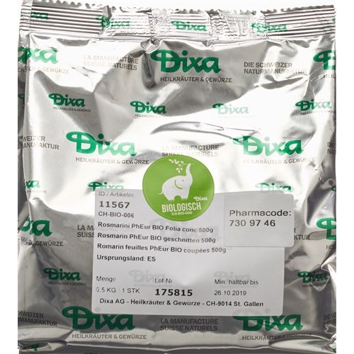 Dixa Rosmarin Pheur Bio Geschnitten 1kg buy online