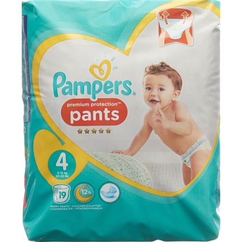 Pampers Prem Prot Pan Grösse 4 9-15kg Maxi Trag 19 Stück buy online