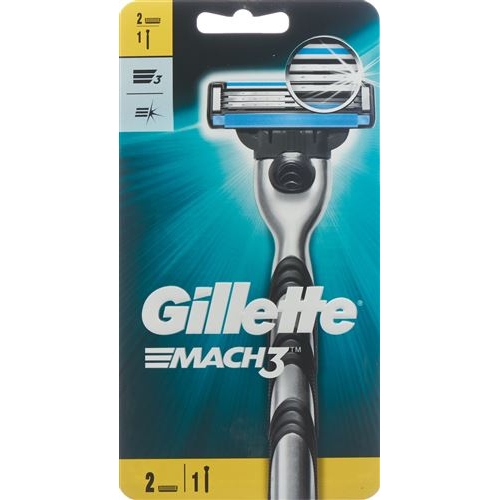 Gillette Mach3 razor with 2 blades (new) buy online