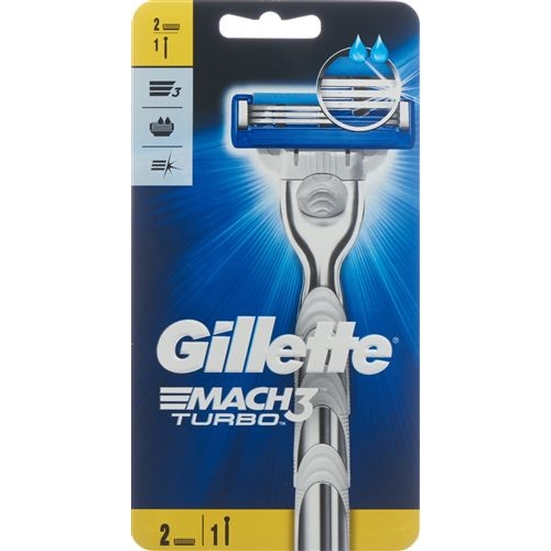 Gillette Mach3 Turbo razor with 2 blades M (new) buy online