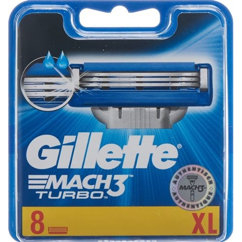 Gillette Mach3 Turbo 3D System blades 8 pieces buy online