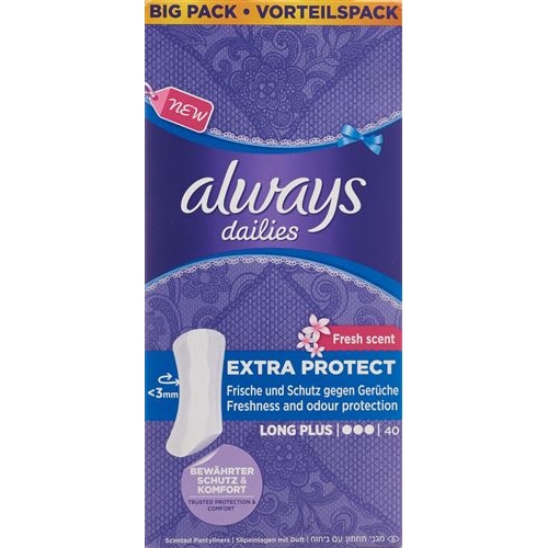 Always Slipeinlage Extra Prot Long Pl Fr Vo 40 Stück buy online