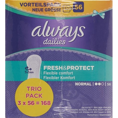 Always Slipeinlage Fresh&pro Nor Trio V 3x 56 Stück buy online