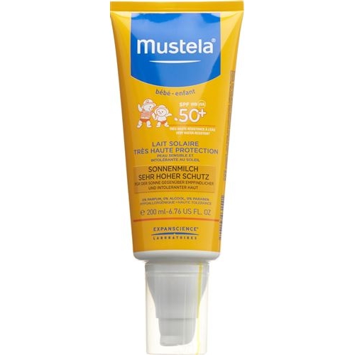 Mustela Sunscreen milk SPF 50+ 200 ml buy online