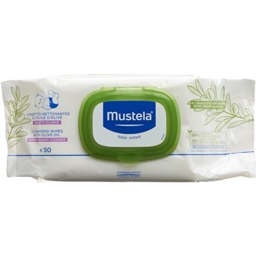 Mustela Reinigungstücher Olivenöl 50 Stück buy online