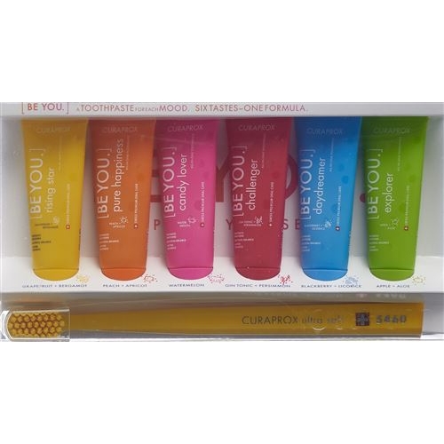 Curaprox Be You 6-taste-pack 10ml Fr buy online