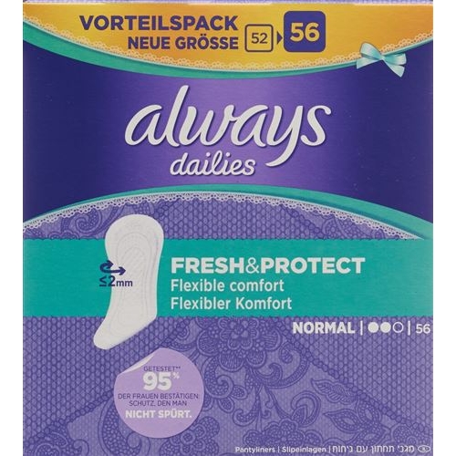 Always Slipeinlage Fresh&Protect Normal 56 Stück buy online