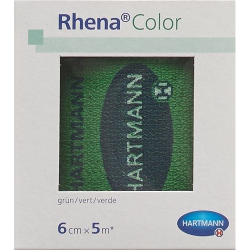 Rhena Color Elastic Bandages 6cmx5m Green buy online