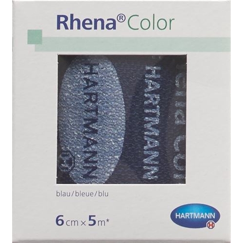 Rhena Color Elastic Bandages 6cmx5m Blue buy online