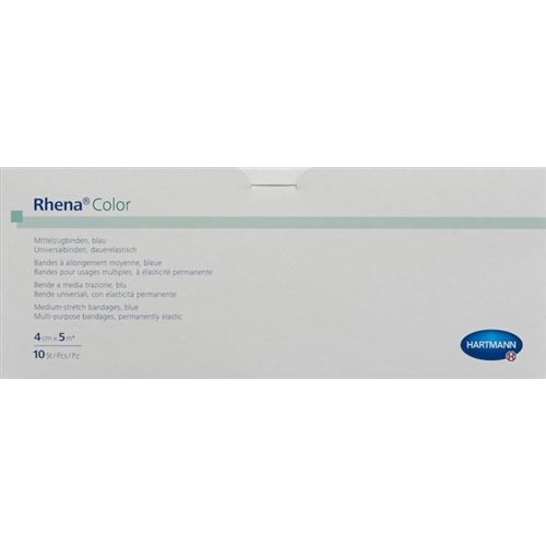 Rhena Color Elastische Binden 4cmx5m Bl Off 10 Stück buy online