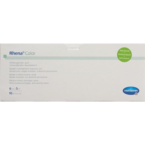 Rhena Color Elastische Binden 6cmx5m Gr Off 10 Stück buy online