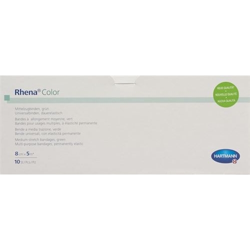 Rhena Color Elastische Binden 8cmx5m Gr Off 10 Stück buy online