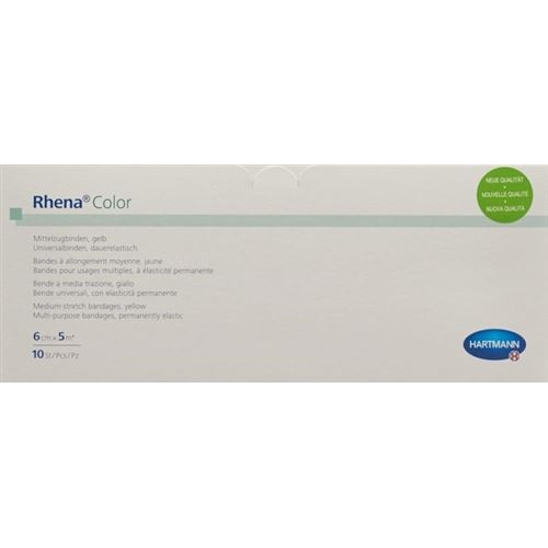 Rhena Color Elastische Binden 6cmx5m Ge Off 10 Stück buy online