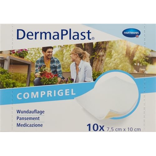 Dermaplast Compress Gel 7.5x10cm 10 Pieces buy online