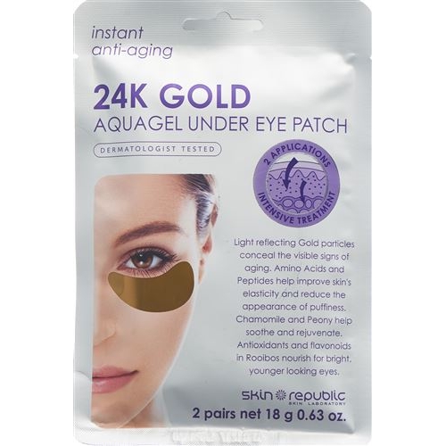 Skin Republic Gold Aquagel Under Eye Patches Beutel buy online