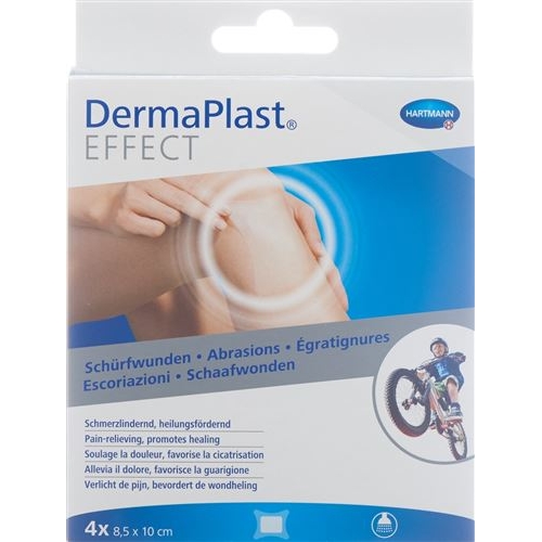 Dermaplast Effect Abrasive Wound Plasters 8.5x10cm 4 Pieces buy online