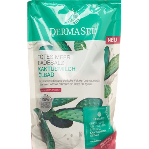 DermaSel Badesalz Kaktusmilch Beutel 400g buy online