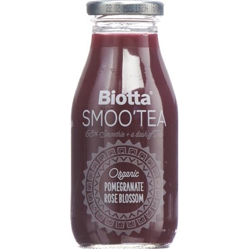 Biotta Smootea Granatapfel Rosenblüten 250ml buy online