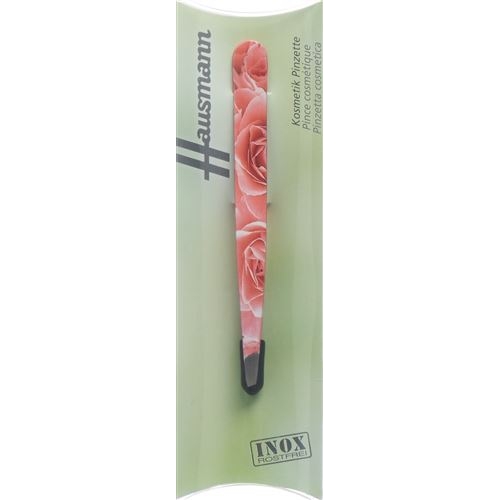 Hausmann Tweezers Slanted Roses Pink Design Roses buy online