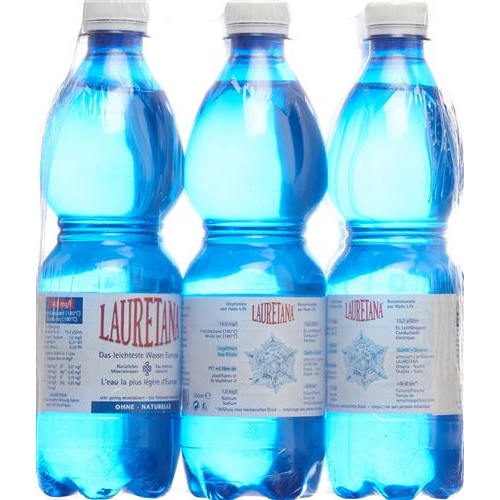 Lauretana Mineralwasser O Kohlens 6 Petflasche 1.5L buy online