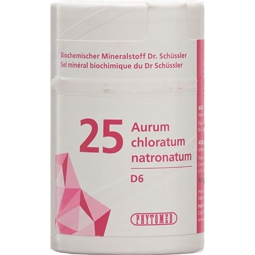 Phytomed Schüssler Nr. 25 Aurum Chlor Tabletten D 6 500 buy online