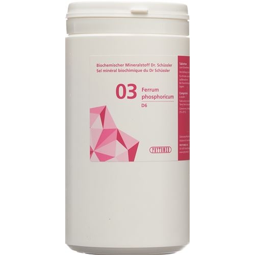 Phytomed Schüssler Nr. 3 Ferr Phos Tabletten D 6 50g buy online