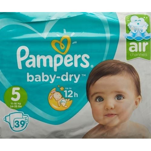 Pampers Baby Dry Grösse 5 11-16kg Jun Sparpack 40 Stück buy online