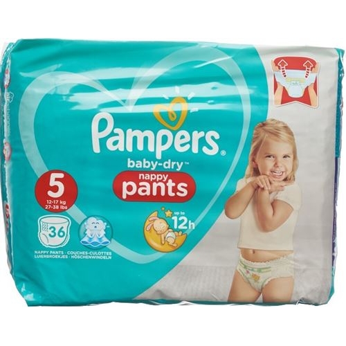 Pampers Baby Dry Pants Gr5 12-17kg Junior Saver Pack 37 pcs buy online