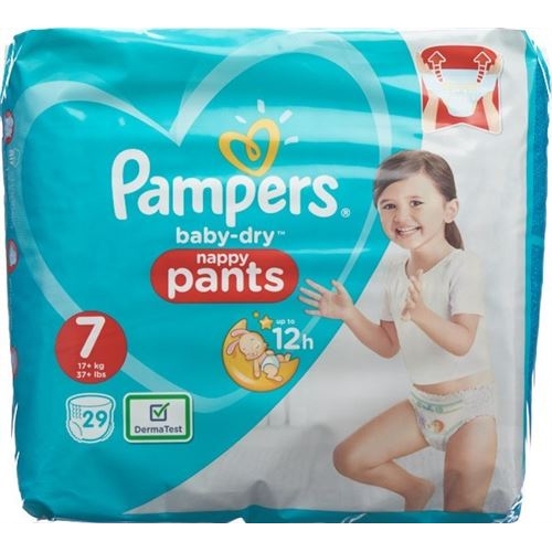 Pampers Baby Dry Pants Grösse 7 17+kg Ex L P Spa 30 Stück buy online