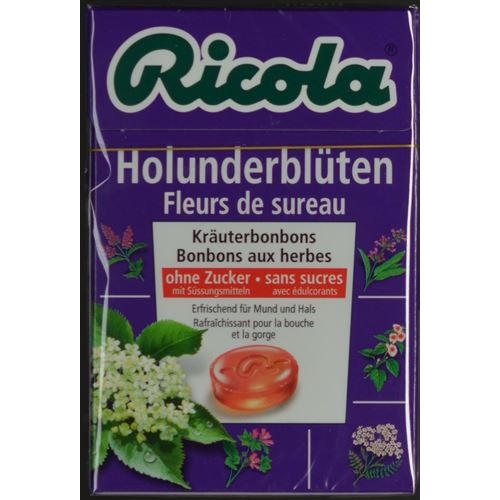 Ricola Holunderblüten Bonbons Oz M Stevia Box 50 buy online