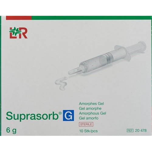 Suprasorb G Amorphes Gel mit Spritze 10x 20g buy online