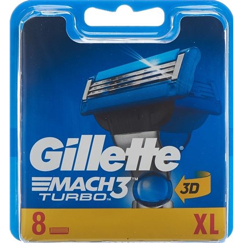 Gillette Mach3 Turbo 3D Systemklingen 12 Stück buy online