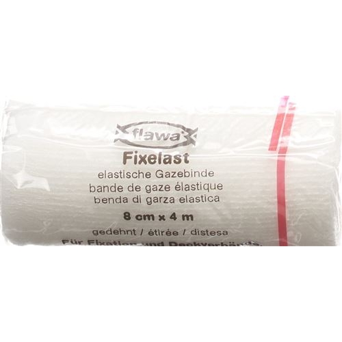 Flawa Fixelast gauze bandage 4mx8cm white Cellux buy online