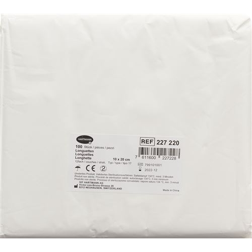 IVF Faltkompressen Typ 17 12-fach 10x20cm 100 Stück buy online