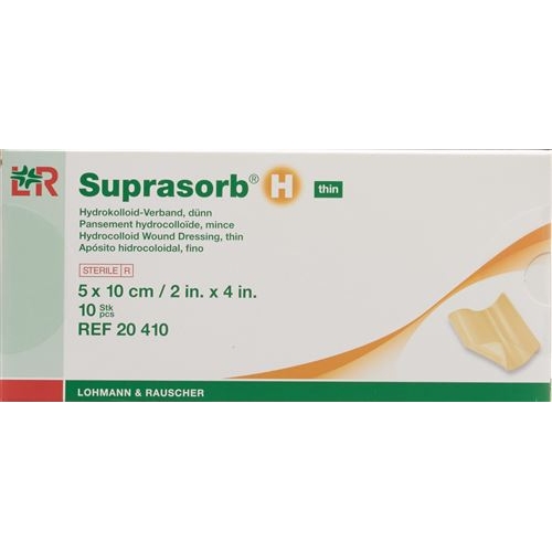 Suprasorb H Dünn Hydrokolloid Verband 5x10cm 10 Stück buy online