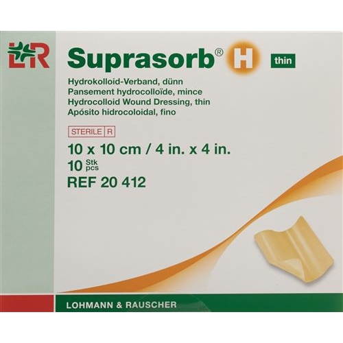 Suprasorb H Dünn Hydrokolloid Verband 10x10cm 10 Stück buy online