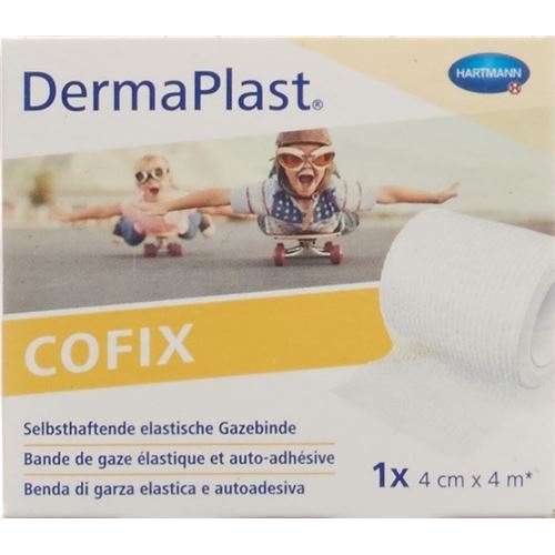 Dermaplast Cofix gauze bandage 4cmx4m white buy online