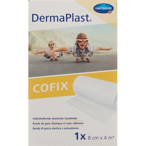 Dermaplast Cofix Gauze Bandage 8cmx4m White buy online