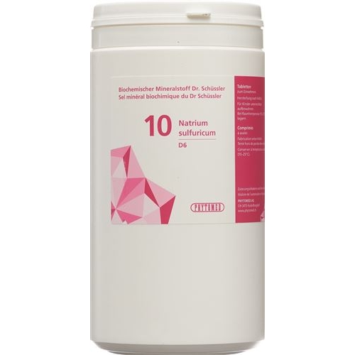 Phytomed Schüssler Nr. 10 Natr Sulf Tabletten D 6 50g buy online