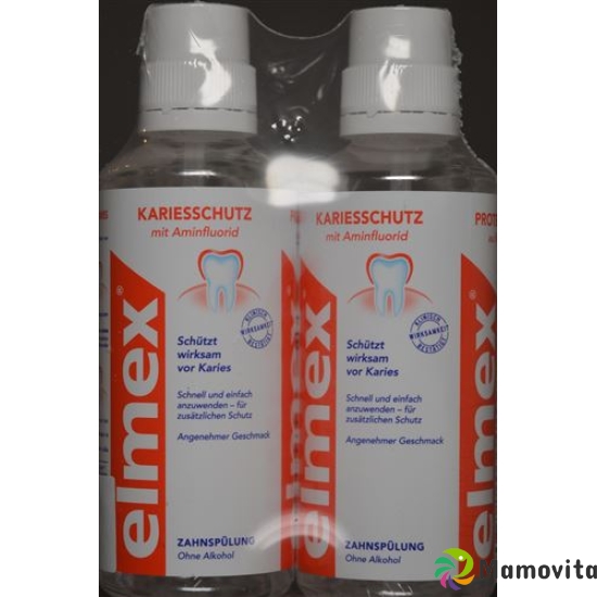 Elmex Fluorid Zahnspülung Duo 2x 400ml buy online