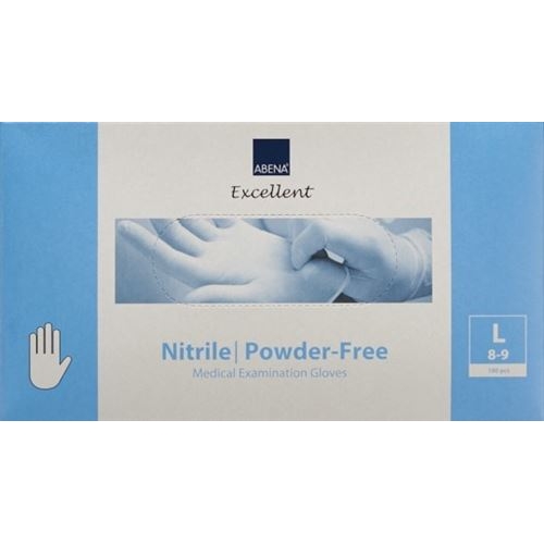 Abena Untersuchungs-Handschuhe Nitril L Puderfrei W Disp 150 Stück buy online